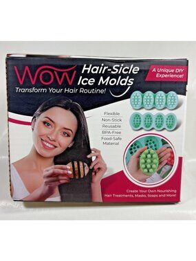 Wow Hair-Sicle Ice Molds For Hair Treatments Silicone - As Seen on Tik Tok
